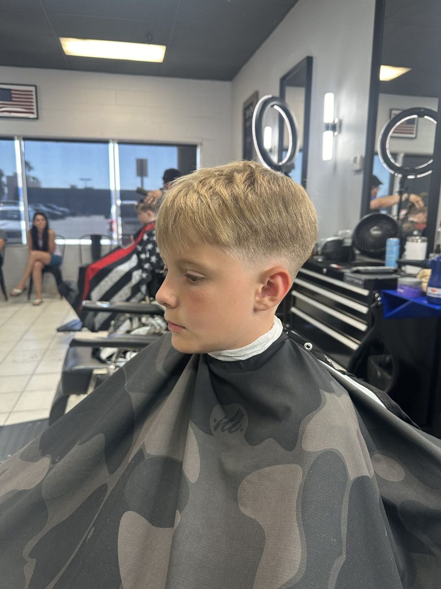 Kid's cut with a clean taper